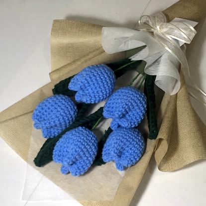 Blue Tulip Cluster