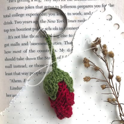 Strawberry Keychain