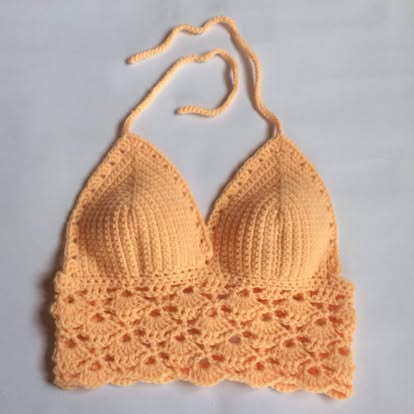 Peach Lace Bralette