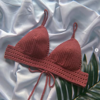 Terracotta Ribbed Bralette