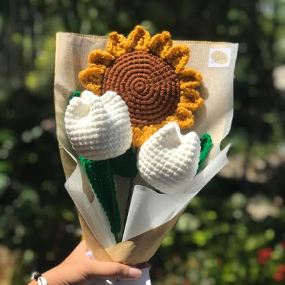 Sunflower & Tulips Bouquet