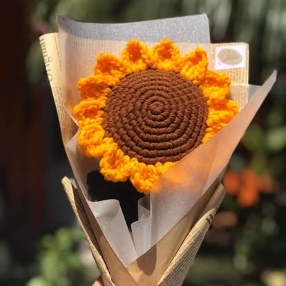 Sunflower in Newsprint